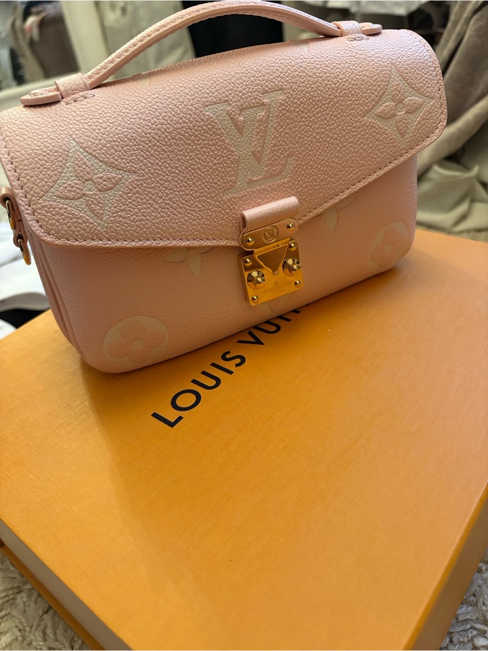 Louis Vuitton baby Pink East West Métis Pouch
